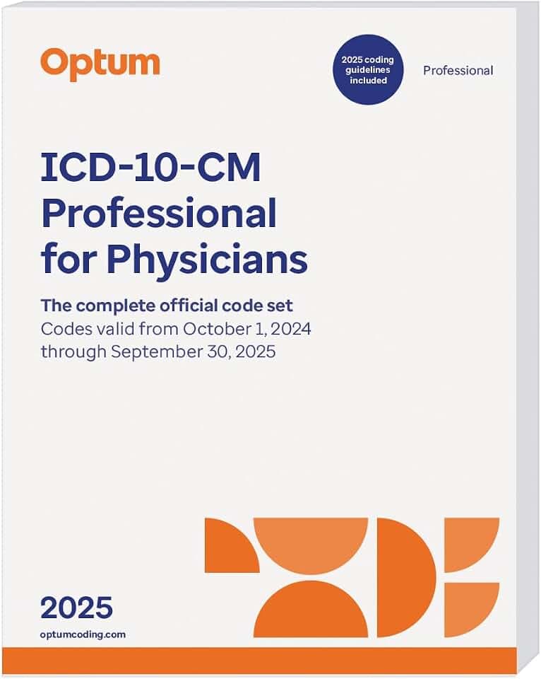 2025 ICD-10-CM Professional for Physicians with guidelines (Softbound)