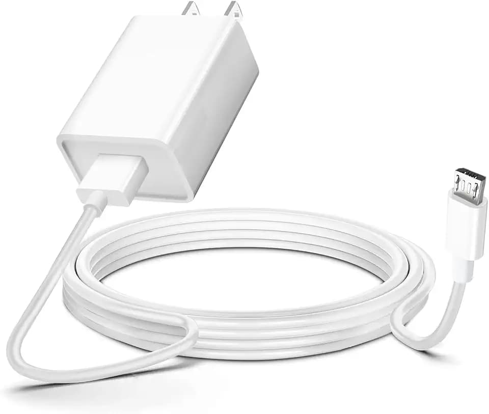 10FT USB A to Micro USB Camera old Android Phone Charger for Ring Indoor Cam 1st 2nd Gen and Ring keypad 1st 2nd gen Charging Cord Power Adapter Cable，Doorbell 2/3/3 Plus/4, Doorbell Pro/Plus