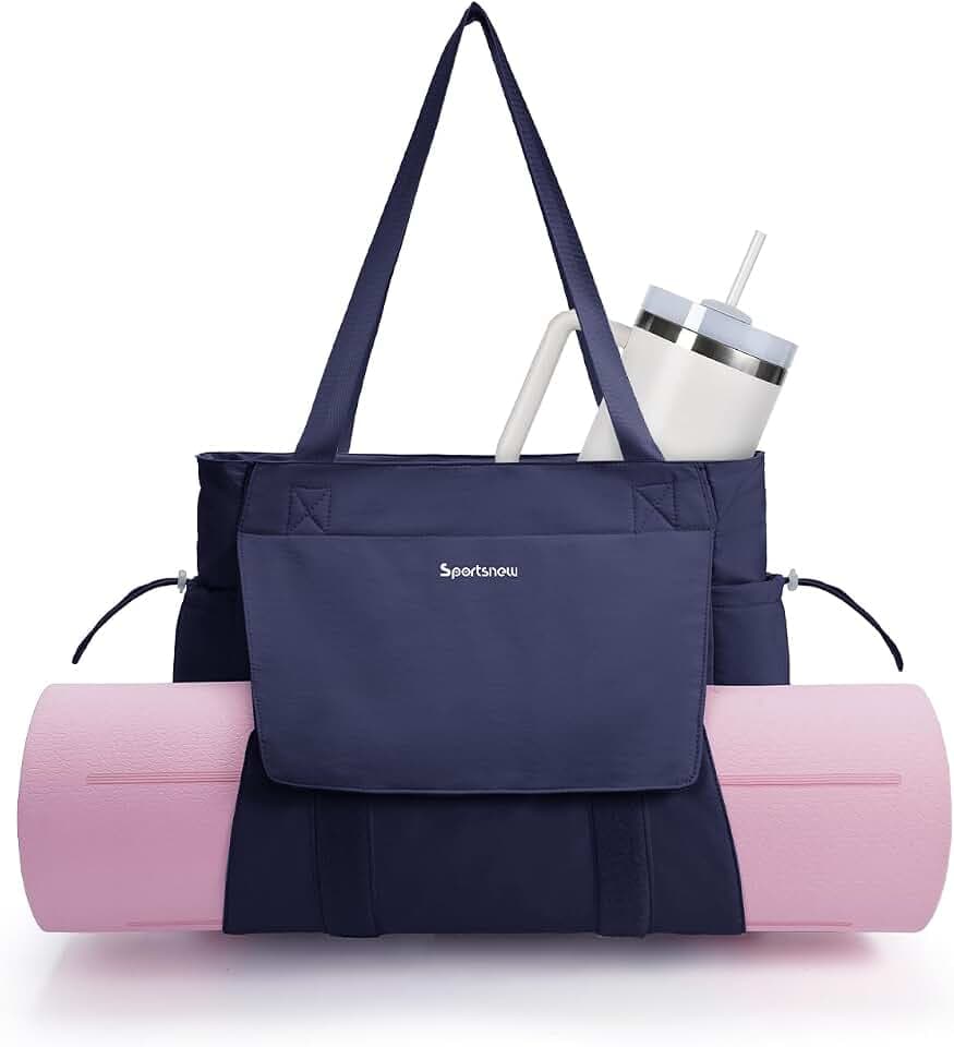 sportsnew Yoga Mat Bag Waterproof Tote Gym Bag Mat Carrier W/Wet Pocket