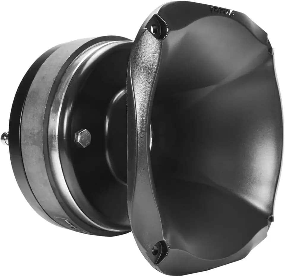 PRV AUDIO 2" Exit Midrange Compression Driver + Horn WG2200Ph Slim 200 Watts 8 Ohm 109 dB, Shallow Profile Aluminum Horn + Ferrite Phenolic Driver