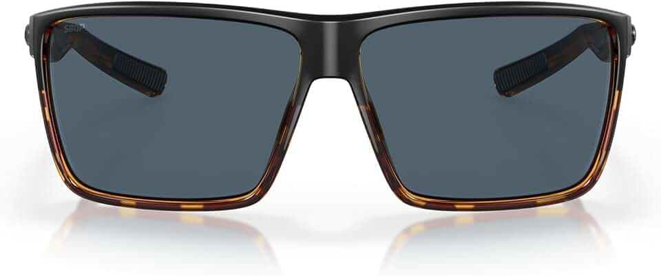 Costa Del Mar Men's Rincon Fishing and Watersports Rectangular Sunglasses