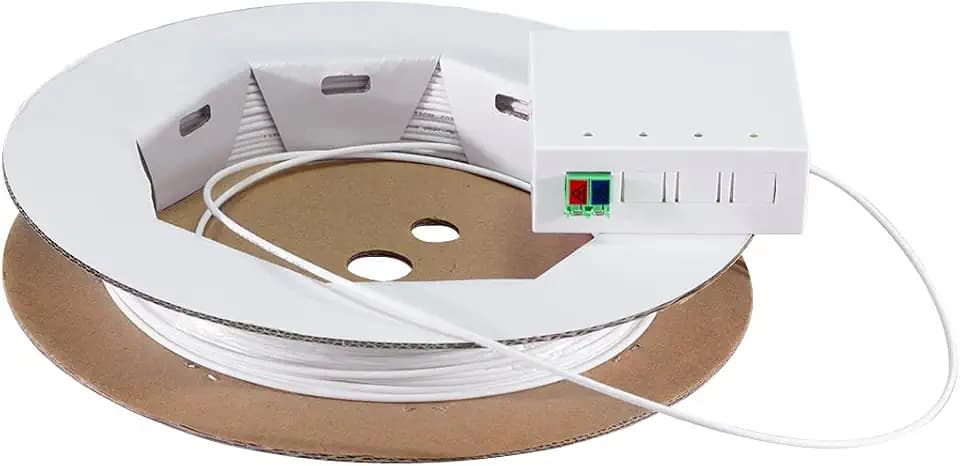 LogiLink FTTH Spleißbox mit LCD/APC, 60 m Verlegekabel, weiß