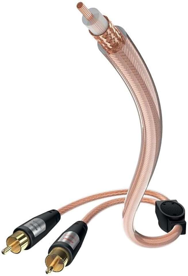 inakustik – 00308312 – Star Y-Subwooferkabel | Hochwertiges Subwooferkabel mit 6,0mm Kabeldurchm. | 12,0m | Dichtes Abschirmgeflecht gegen äußere Störeinflüsse - vergoldete Kontakte