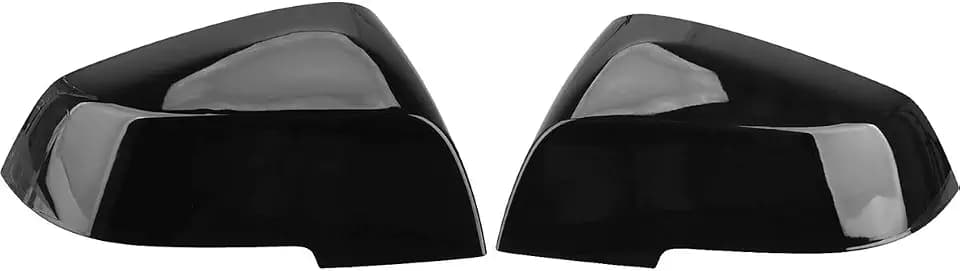 Door Mirror Covers Caps, Replacement Rearview Side Mirror Covers Trim Compatible with BMW F20 F22 F23 F30 F31 F32 F33 F36 F87 M2 X1 E84(Gloss Black)