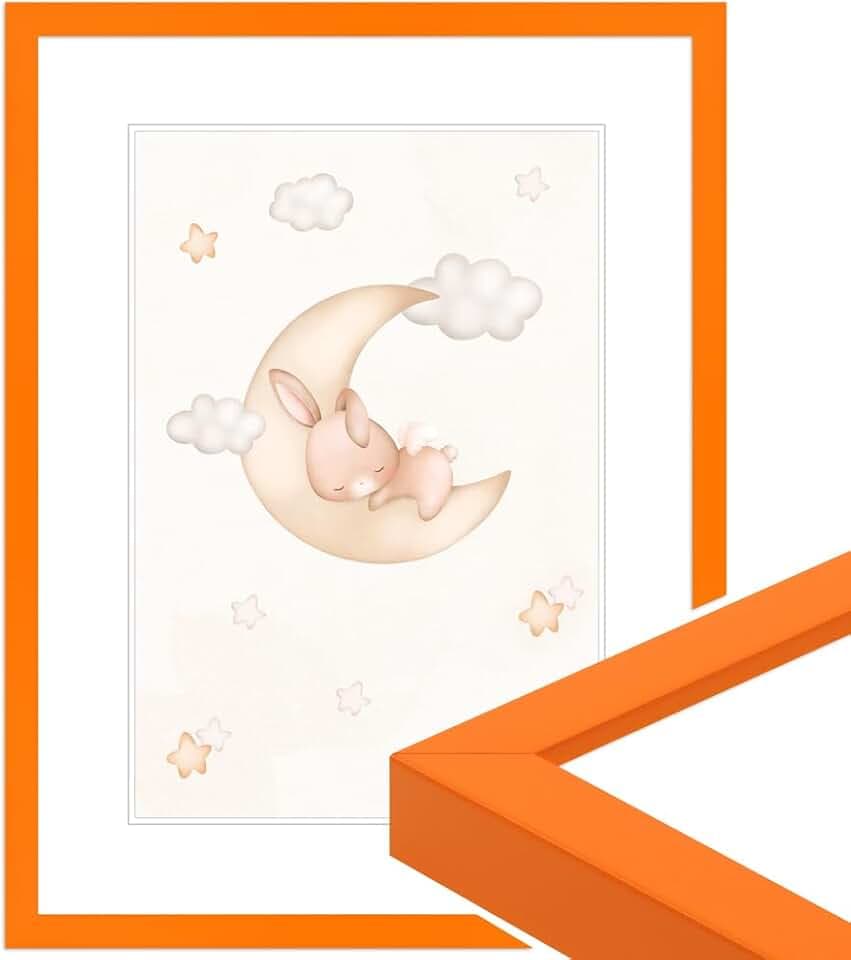 WANDStyle Bilderrahmen für Kinderzeichnungen, Bilderrahmen Kinder 20x30 cm