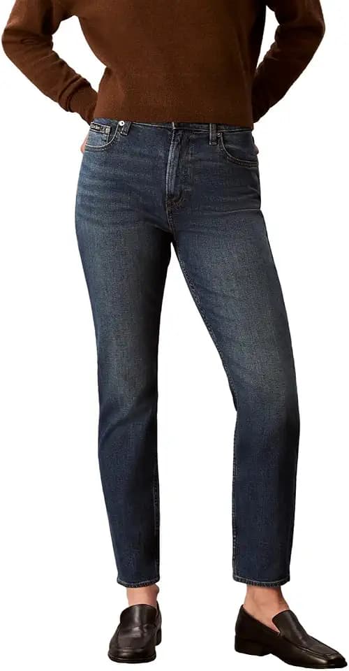 Calvin Klein Women's High Rise Slim Fit Jeans