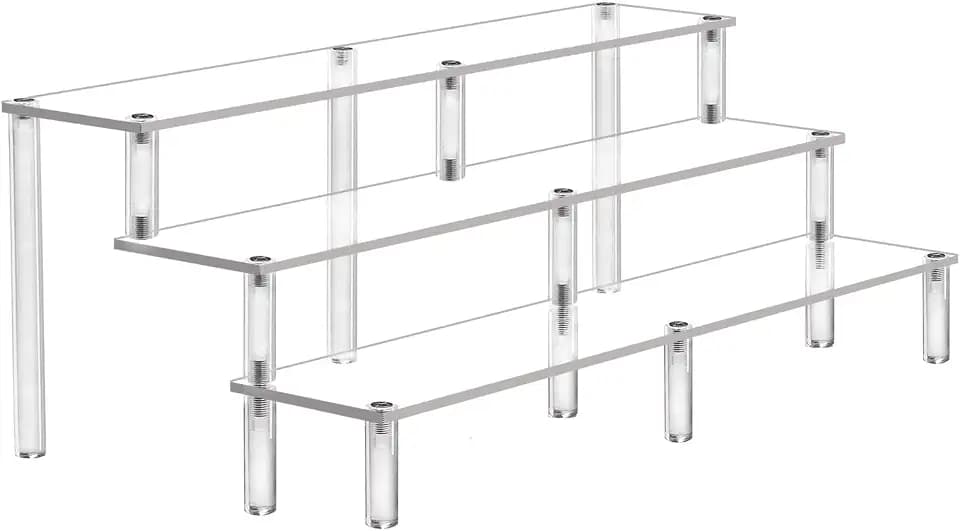 Acryl Display Ständer Regal für Amiibo Funko Pops Figuren, Großer(40cm)
