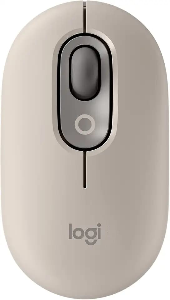 Logitech POP Mouse, Compact and Portable Wireless Bluetooth Mouse - Mist