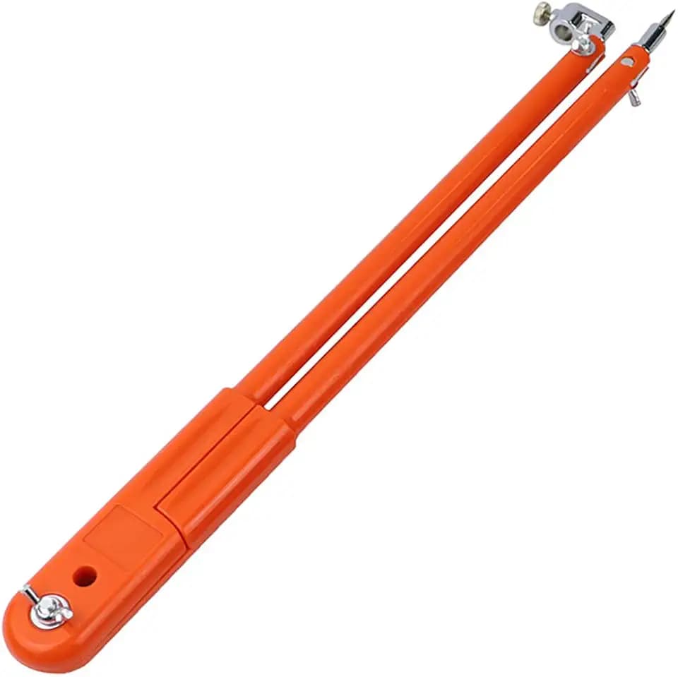 Carpenter Präzisions-Bleistiftzirkel mit großem Durchmesser, verstellbare Trennwände, Markierung und Kritzelzirkel zum Zeichnen von Kreisen (Durchmesser 150 mm)