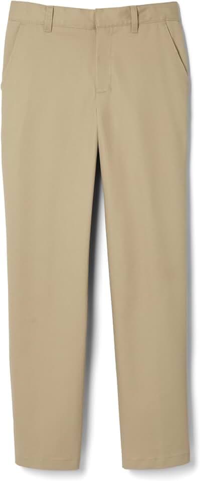 French Toast Boys' Adjustable Waist Relaxed Fit Twill Pant
