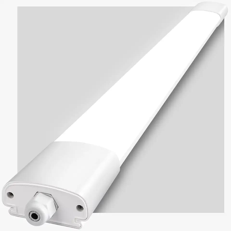 Feuchtraumleuchte 120CM, 36W 4000LM Deckenleuchte 4000K Neutralweiß, IP65 Lampe für Feuchtraum, Wannenleuchte, Schlafzimmer, Badezimmer, Garage