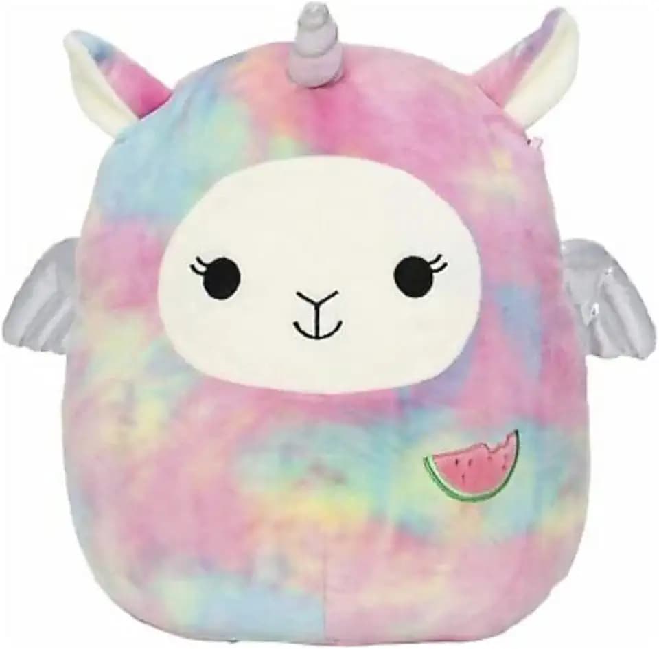 Squishmallows Official Kellytoys Summer Squad Squishy Stuffed Plush Toy Animals (8 Inch, Lucy May Llamacorn)