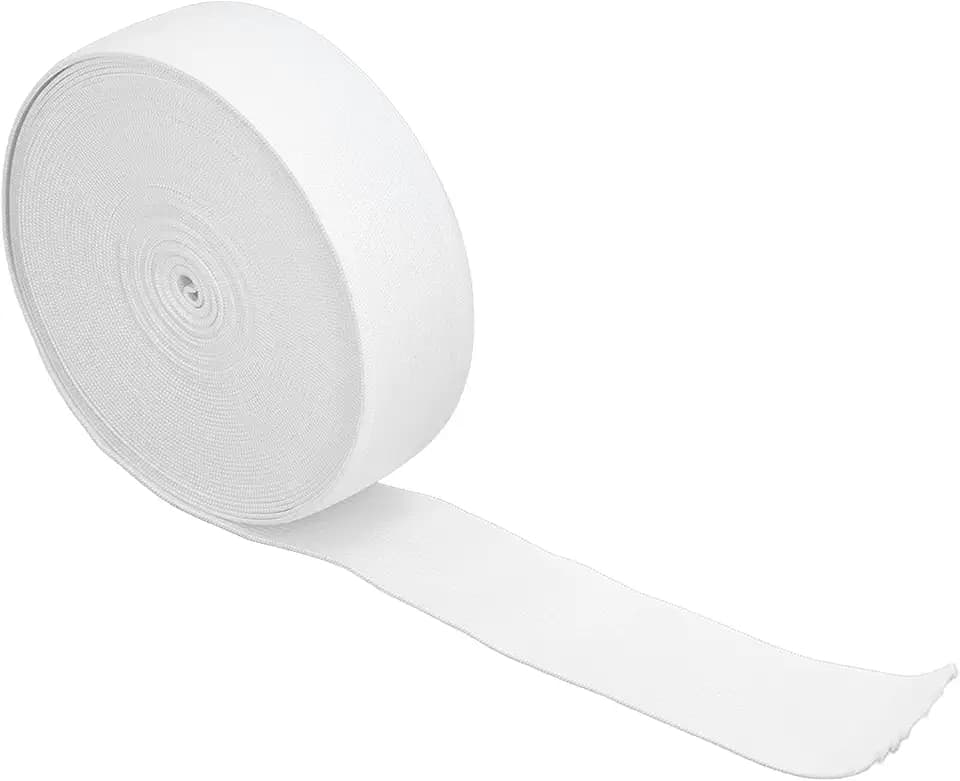10 Yards Weißes Gummiband, 3,5 Cm Breit, Schweres Stretch-Hochelastizitäts-Strickgummiband Zum Nähen Des Bunds