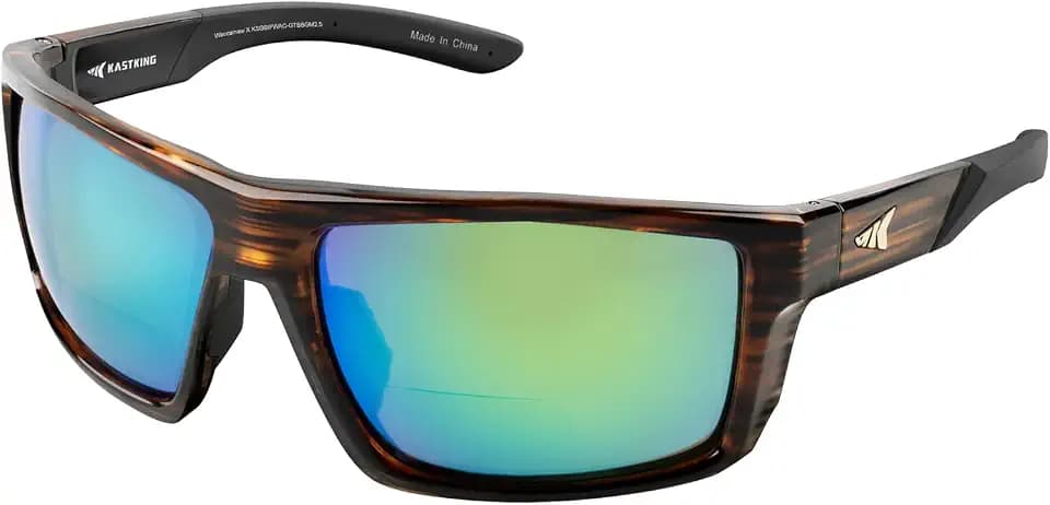 KastKing Waccamaw Polarized Bifocal Sunglasses for Men Women, Wrap Design