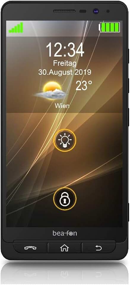 Beafon M5 everything everywhere 16GB Smartphone schwarz, One size,Anthrazit