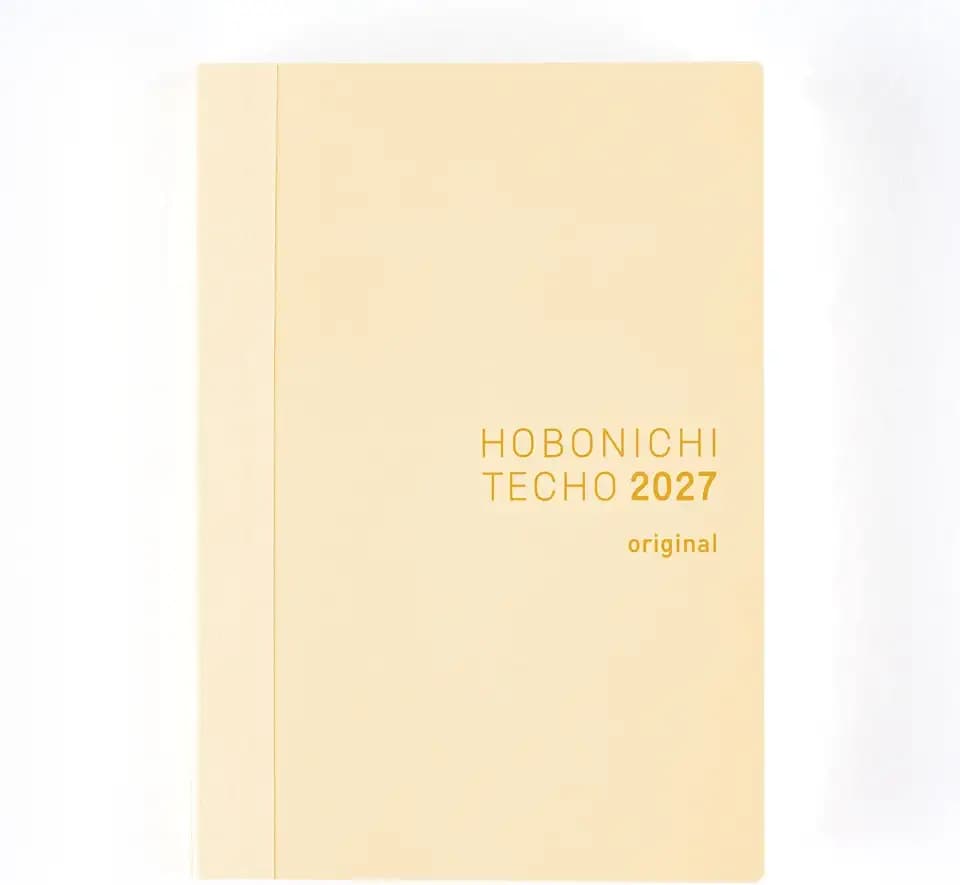 Hobonichi Techo 2027 Original Book – A6, English, Daily, January Start, Monday Start, Planner
