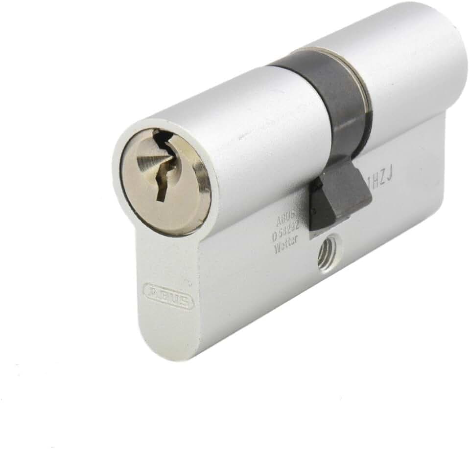 ABUS TITALIUM Doppelzylinder TI14 45/60 inkl. 3 Schlüssel, mit Not- und Gefahrenfunktion, Schließung TD00213