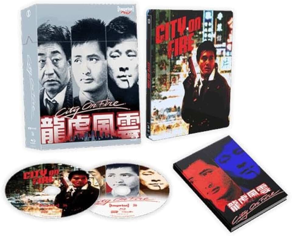 City On Fire (1987) 4K UHD + Blu-ray SteelBook + Hardcover Booklet in Limited Edition Hardbox - Imprint Asia #36