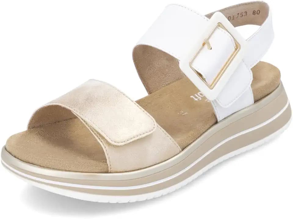Remonte Damen Riemchensandalen D1J53, Frauen Sandalen,lose Einlage