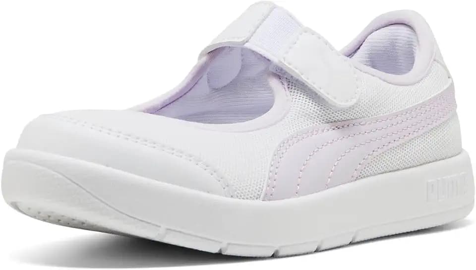 PUMA Kids Girls Courtflex V3 Lina Easy On Sneakers Shoes Casual - Pink