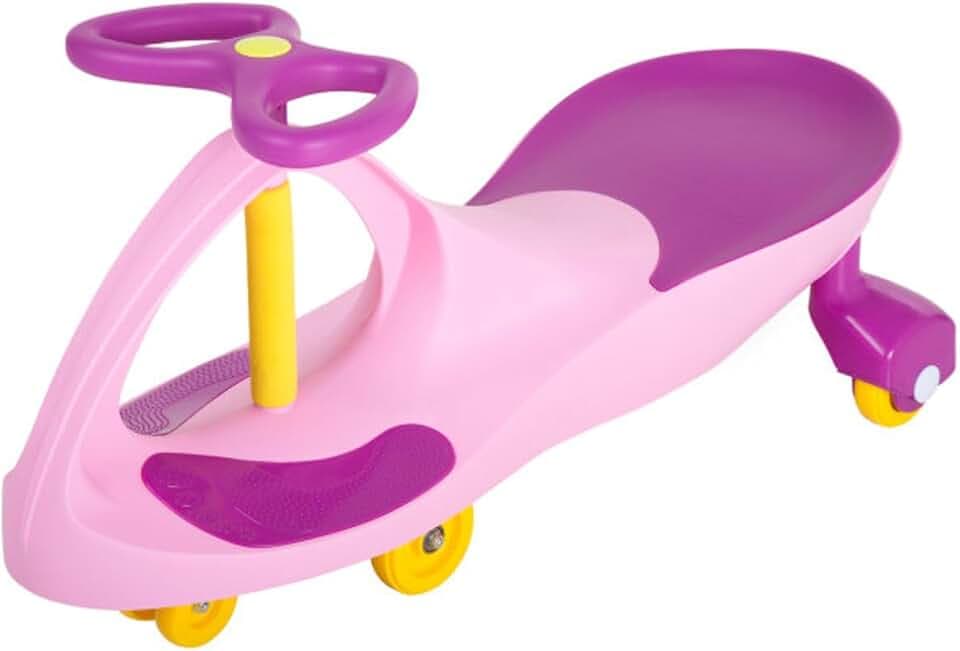Lil’ Rider Wiggle Car, Ride on Toy for Ages 3 and Up, Pink