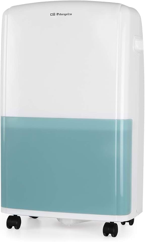 Orbegozo DH 1650 - Luftentfeuchter mit Leistung von 16 l pro Tag, Kühlmittel R290, Behälter von 3,6 l, Raumgröße 100 m2, Anti-Frost-System, 520 W