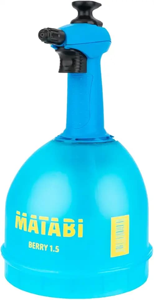 Drucksprüher für Pflanzen, Garten und Reinigung - 1L - Verstellbare Düse - Durchsichtiger Tank - Ergonomisches Design - Ideal für drinnen und draußen - Berry 1.5 - Made in Europe
