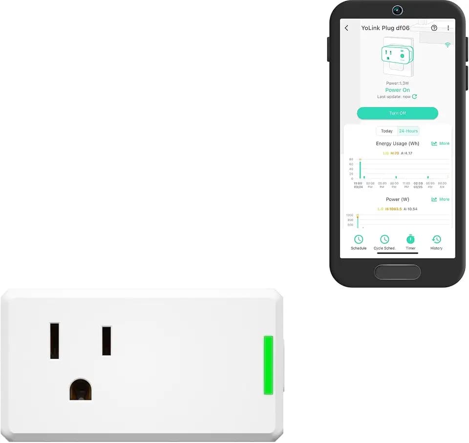 YoLink Smart Energy Plug, 15A, YS6614