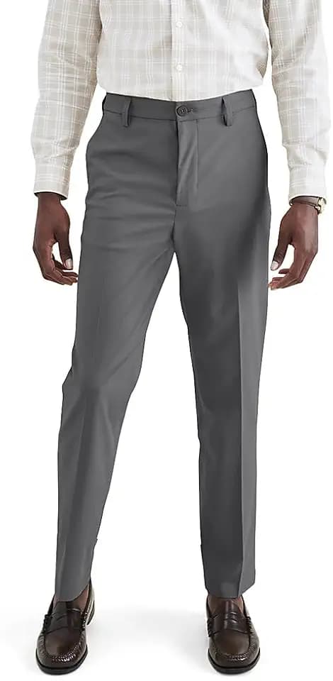 Dockers Men's Signature Go Straight Fit Khaki Smart 360 Tech Pants (Regular and Big & Tall)