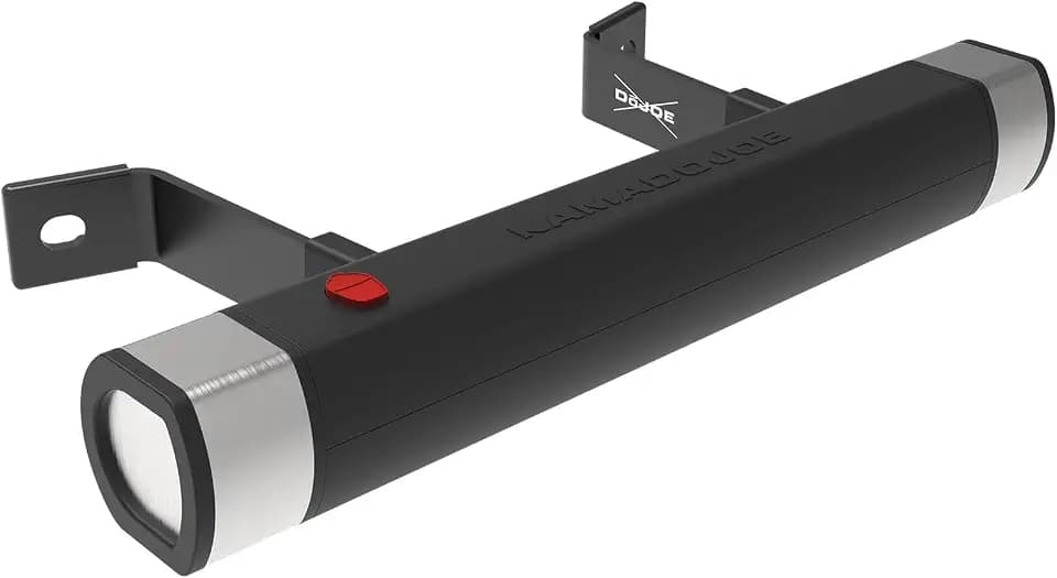 Kamado Joe LED Handle Light with Battery Power, Adjustable Brightness Settings, Heat & Weather Resistant Construction, Up to 9 Hours Runtime, for Nighttime Grilling, Black