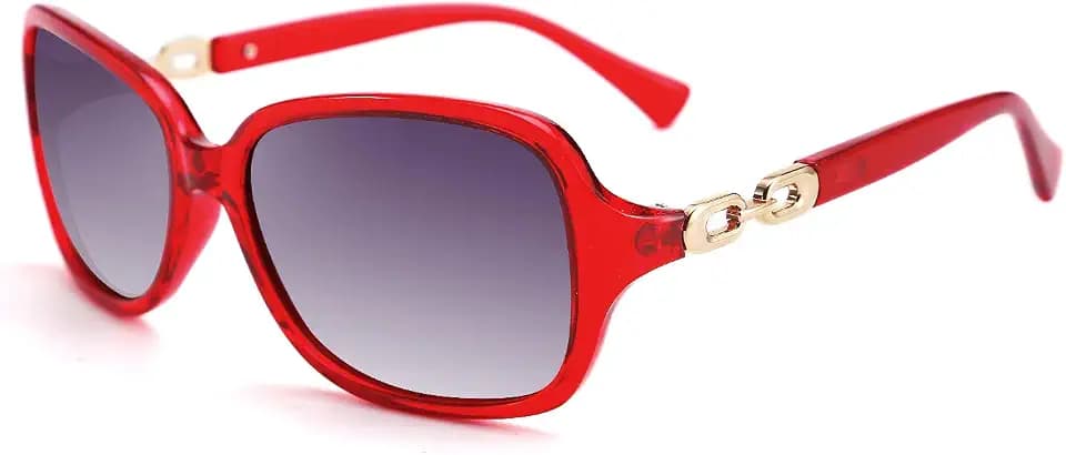 FEISEDY Womens Polarized Sunglasses Square Wraparound Shades UV400 Mirrored Trendy Sun Glasses for Women B2526