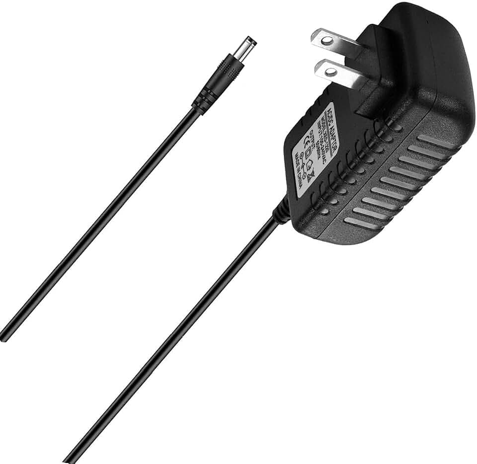12V AC DC Adapter Power Cord Compatible with Audio-Technica AT-LP120XUSB-BK AT-LP60X Direct-Drive Turntable,Sony PS-LX310BT Belt Drive Turntable Charger Power Supply