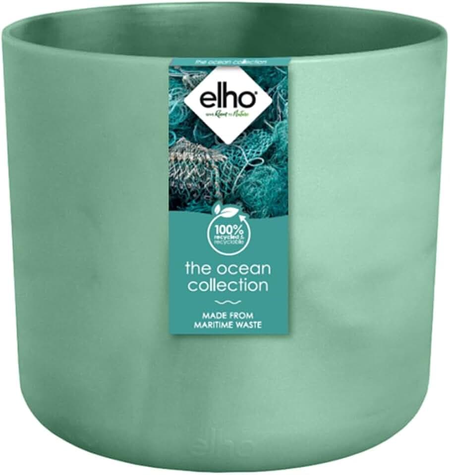 elho The Ocean Collection Rund 22cm Blumentopf - Pazifikgrün