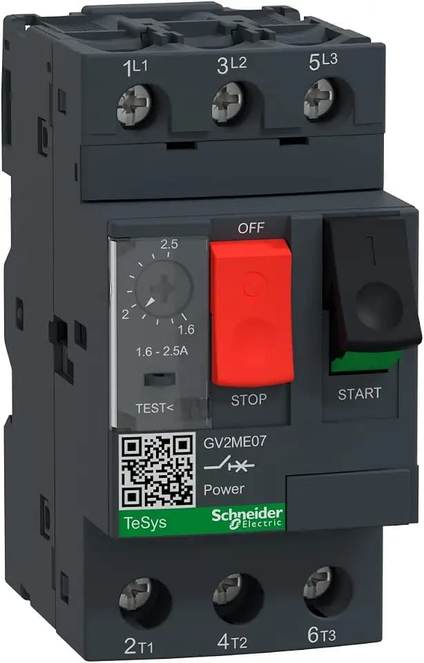 Schneider Electric Motorschutzschalter, 3-polig, GV2ME07