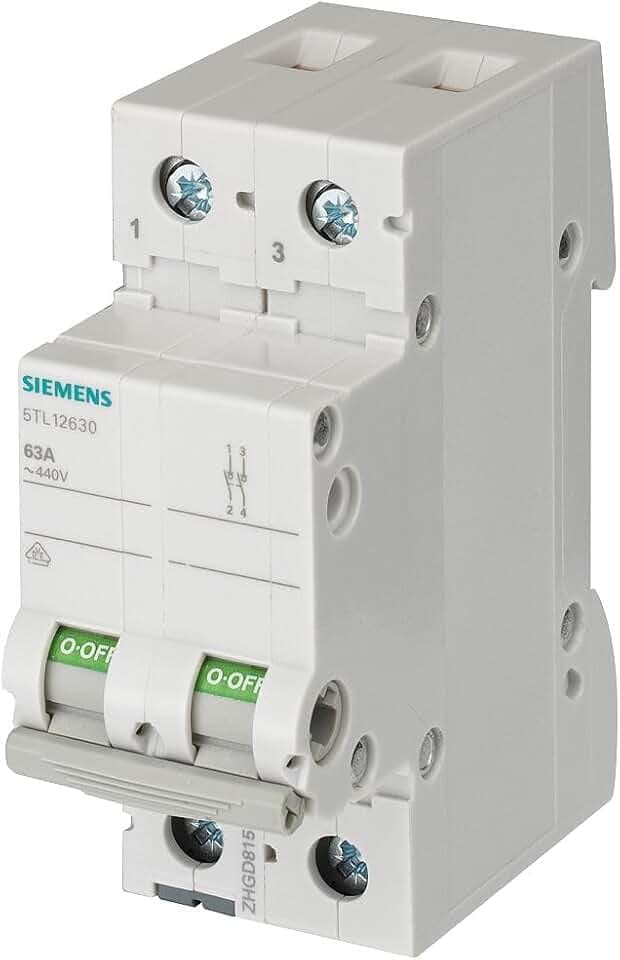 Siemens 5TL Trennschalter 2-polig DIN-Hutschiene 32A 2-phasig