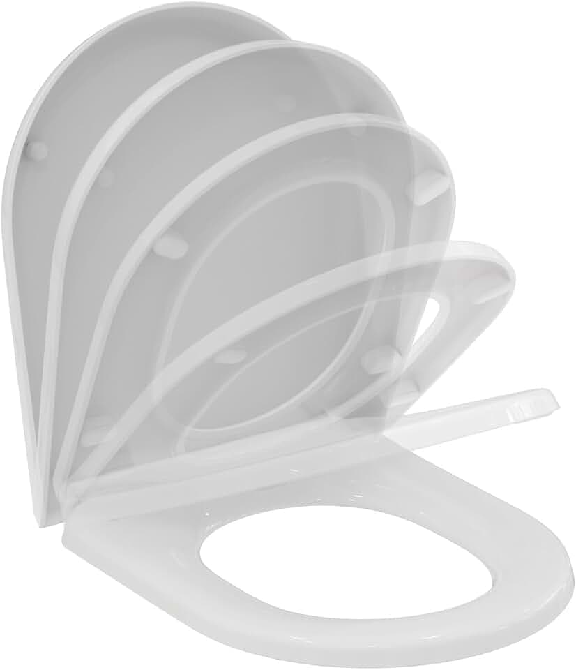 Ideal Standard Exacto WC-Sitz Wrapover, D-Form – Weiß (Alpin)