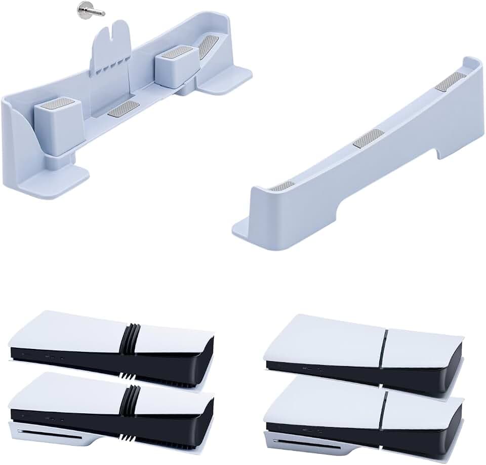 Mcbazel Horizontal Ständer für PS5 Pro Slim,Standfuß liegend,Disc Digital
