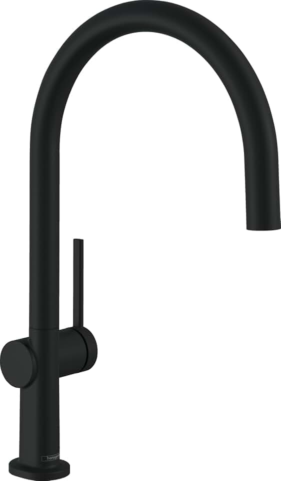 hansgrohe Küchenarmatur Talis M54 (Wasserhahn Küche, 360° schwenkbar, hoher Komfort-Auslauf 220mm, Standardanschlüsse) Schwarz, Mattschwarz