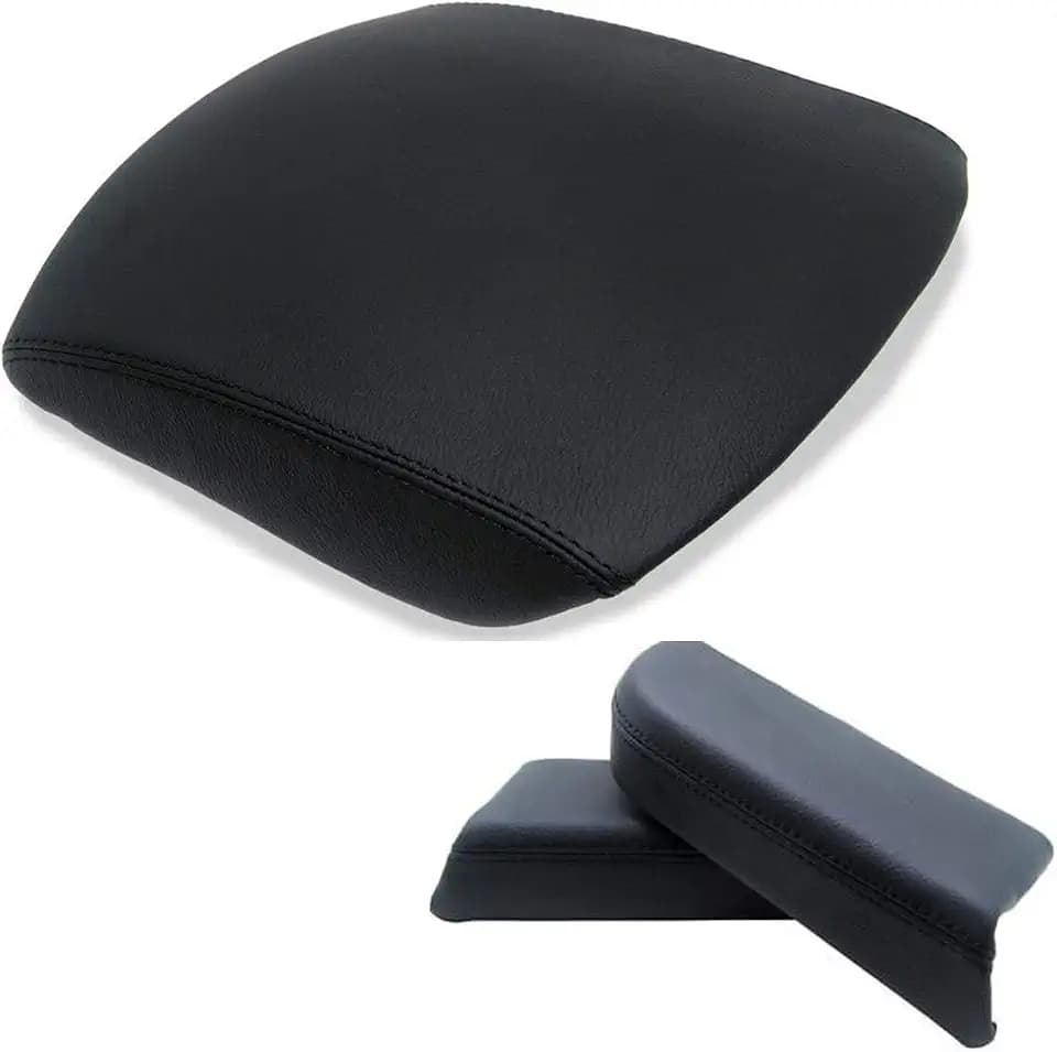 Dunhil Center Console Cover Front Door Armrest Replacement Kit Fits for Pilot 2009 2010 2011 2012 2013 (Black)