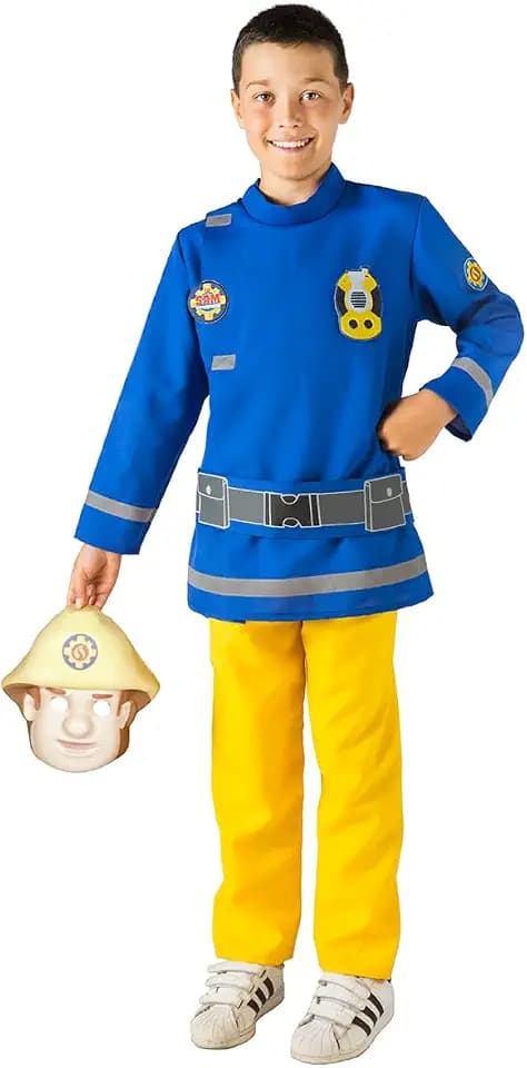 Ciao- Fireman Sam costume disguise fancy dress boy official with mask
