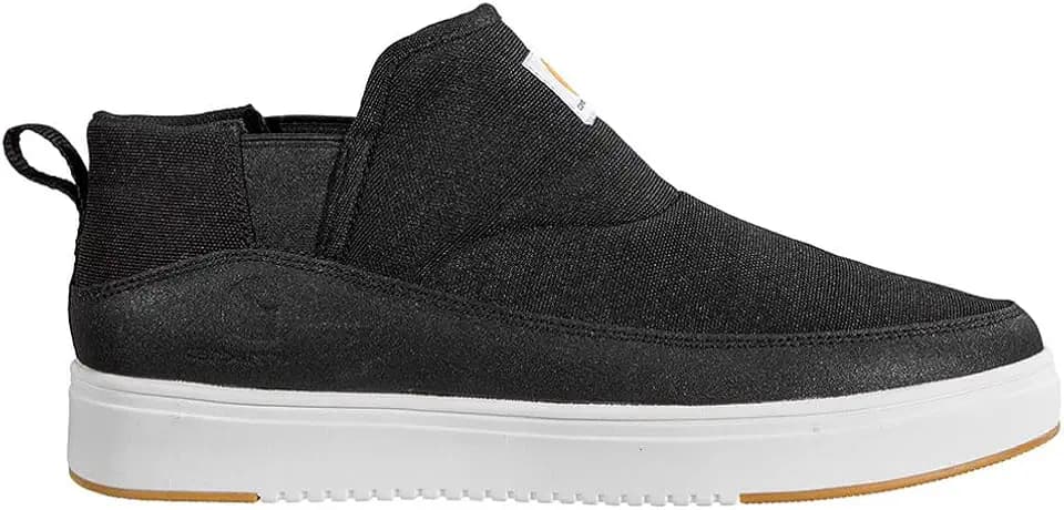 Carhartt Men’s Detroit Canvas Mid Slip-On Sneaker – FastDry Lining, TecTuff Soft Toe, EH Rated