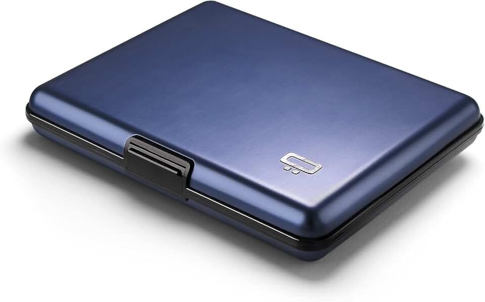 ÖGON -DESIGNS- Aluminium-Geldbörse mit RFID-Schutz. Modell: Stockholm Large
