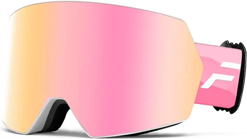 FMY Skibrille für Männer, Frauen und Jugendliche – Anti-Beschlag-Schutz UV400 Snowboard- und Skibrille für Erwachsene