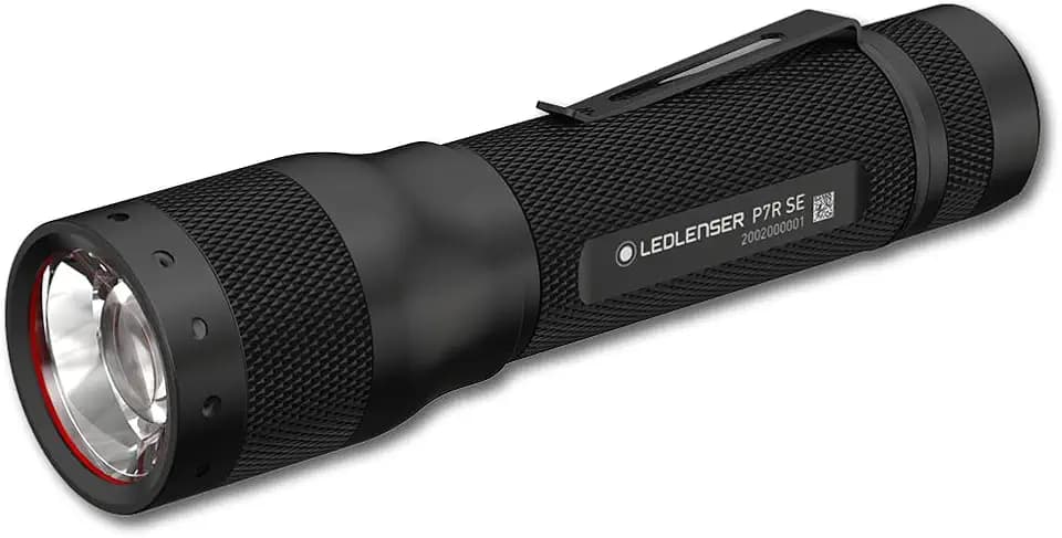 Ledlenser P7R SE LED Taschenlampe | Taschenlampe Led aufladbar und fokussierbar | taktische Leuchte mit 1100 Lumen | Advanced Focus | 220 Meter Leuchtweite | 40 Stunden Leuchtdauer | Strobe Modus