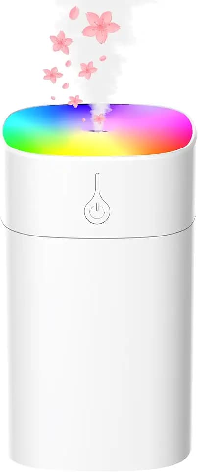 Tragbare Mini-Luftbefeuchter für Schlafzimmer, Aromadiffusor für zu Hause, persönlicher Tisch-Luftbefeuchter für Pflanzen, Raumduft-Aromadiffusor, 2 Modi, Nachtlicht, automatische Abschaltung