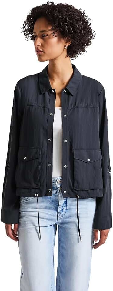 Street One Damen Leichte Strukturjacke