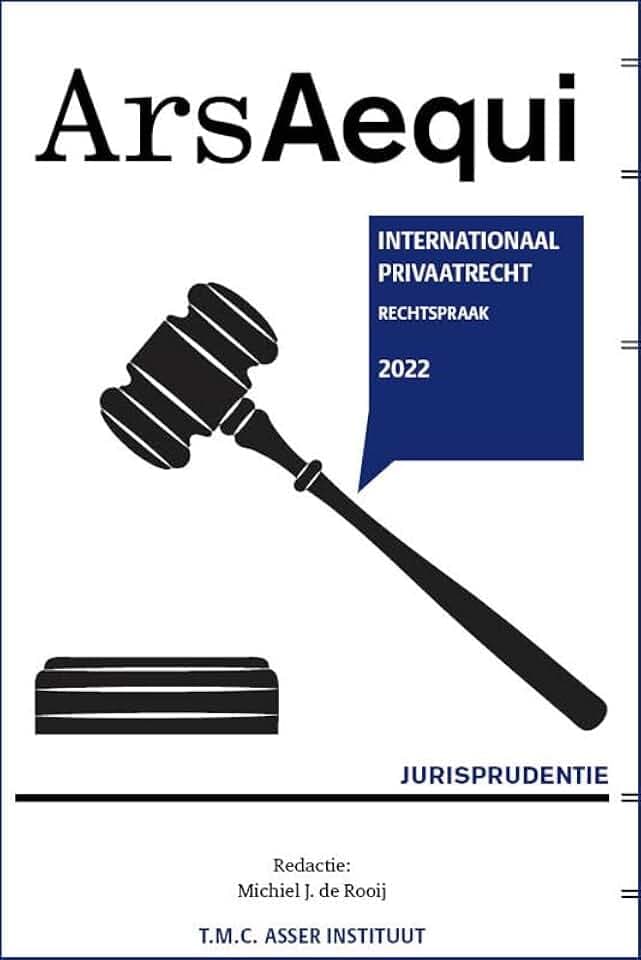 Jurisprudentie Internationaal Privaatrecht 2022 (Ars Aequi Jurisprudentie)