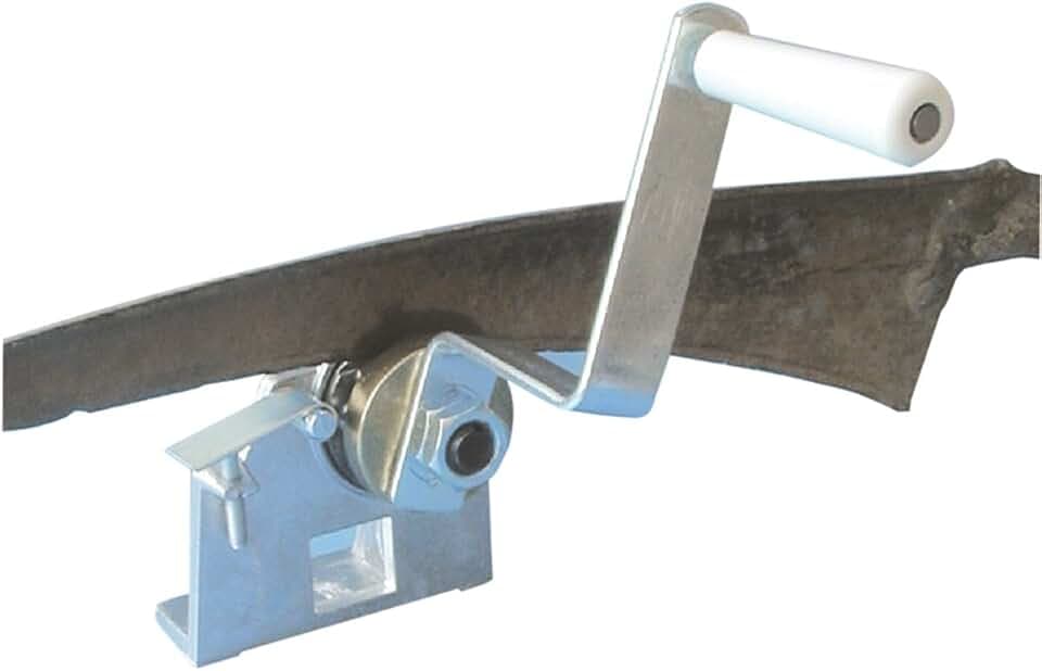 Berger & Schröter 30082 Dengelmaschine/Sensendengelmaschine, Silber,weiß