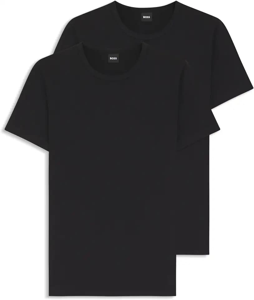 BOSS Herren TShirtRN 2P Modern Zweierpack Unterwäsche-T-Shirts aus Stretch-Baumwolle