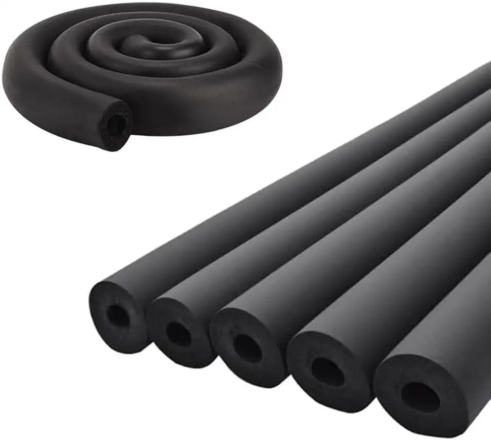 Pipe Insulation Foam Tube for AC Lines, Guitar Stands, Exercise Handles and Roof Racks (2-3/8" ID X 3/8")